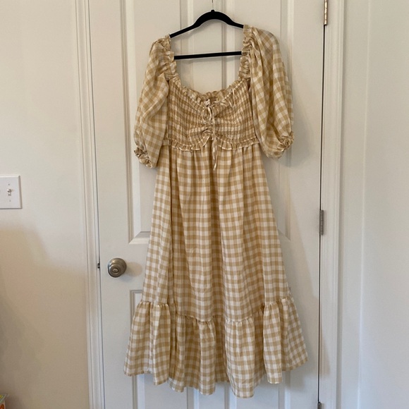 Vici Dresses & Skirts - Gingham tiered Dress